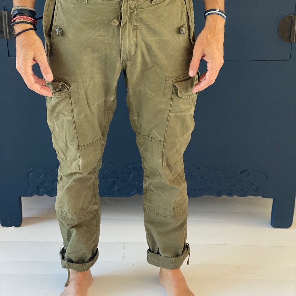 Ralph Lauren rip stop military inspired cargo pant
